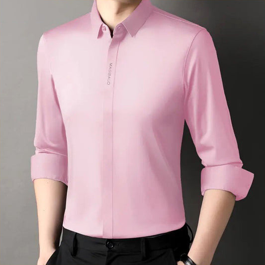 Magbalo®-Men's Solid Premium Cotton Shirt