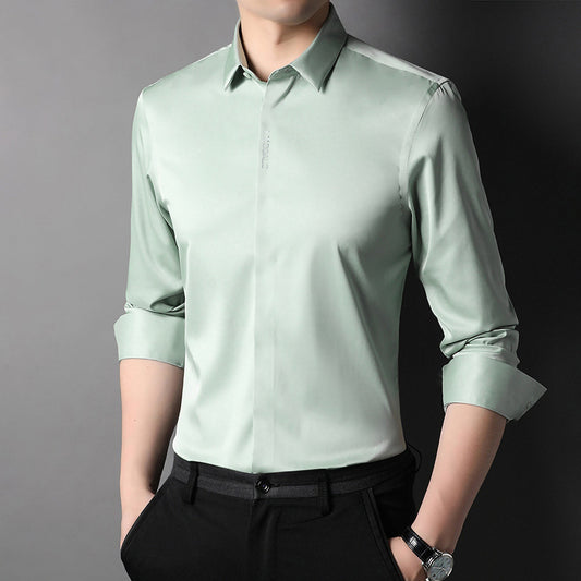 Magbalo®-Men's Solid Premium Cotton Shirt