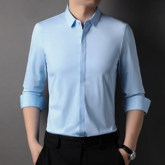 Magbalo®-Men's Solid Premium Cotton Shirt