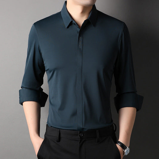 Magbalo®-Men's Solid Premium Cotton Shirt