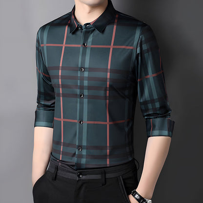 Forest Blossom Cotton Check Shirt (GBL)