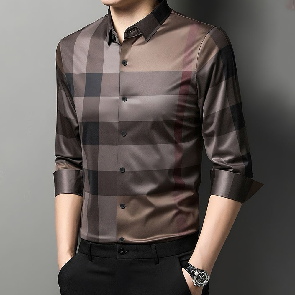 Earth Tone Classic Cotton Check Shirt (BB CHECK)