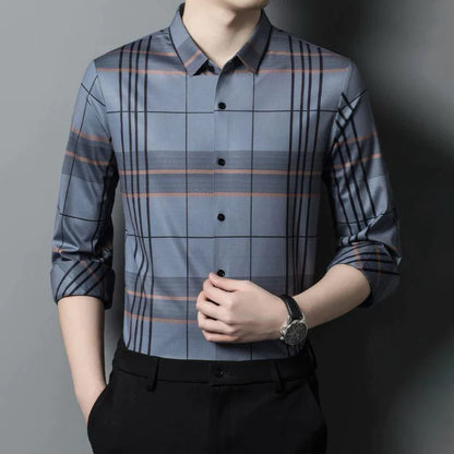 Oceanic Style Cotton Full Sleeve Check Shirt (GL)