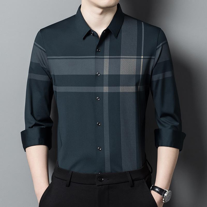 Midnight Men's Premium Cotton Check Shirt (DGC)