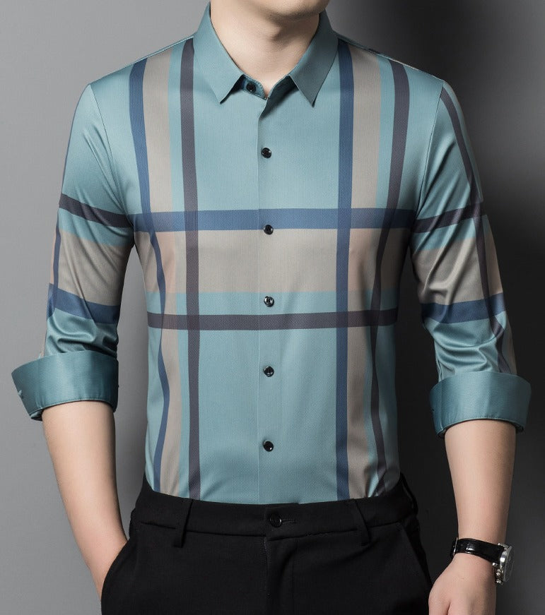 Skyline Elegance Cotton Full Sleeve Check Shirt (GC 2)