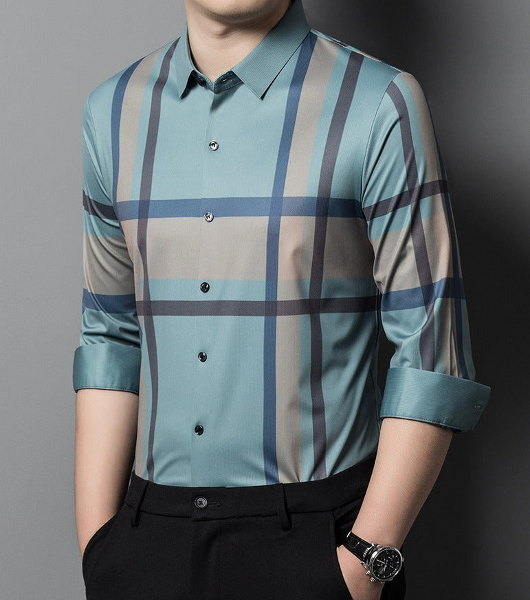 Skyline Elegance Cotton Full Sleeve Check Shirt (GC 2)